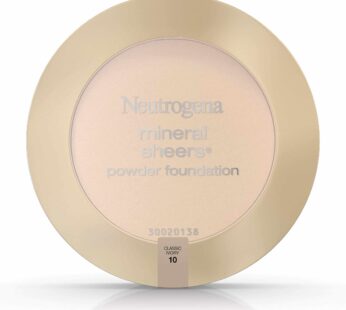 Neutrogena Mineral Sheers Powder Foundation, Classic Ivory 10, 0.34 Ounce