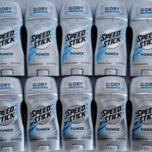 Speed Stick Power Anti-Perspirant Deodorant Unscented 3 oz (Pack of 10) - Image 1