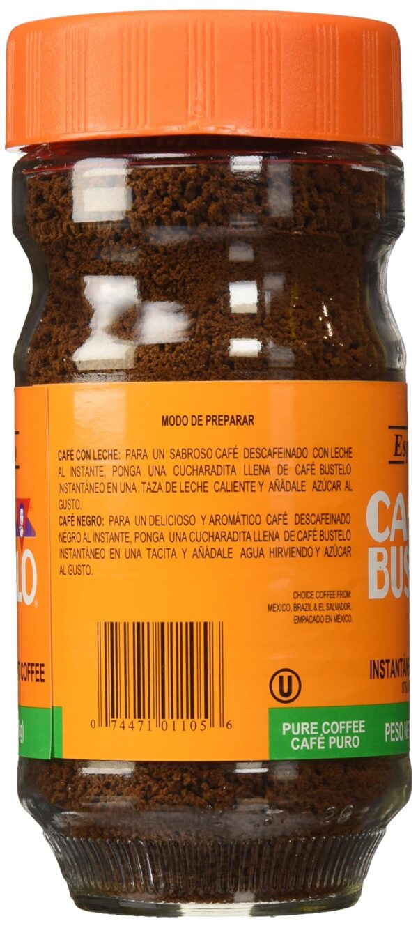 Bustelo Instant Decaf Coffee, 3.5 oz - Image 4