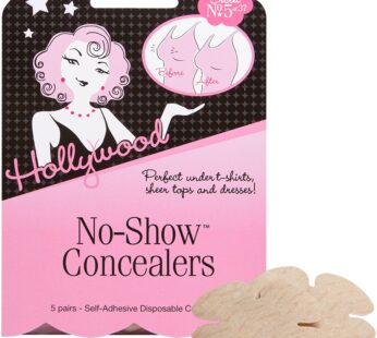 Hollywood Fashion Secrets No-Show Petal Concealers, Lightweight & Disposable Bra Alternative, 10 Pack