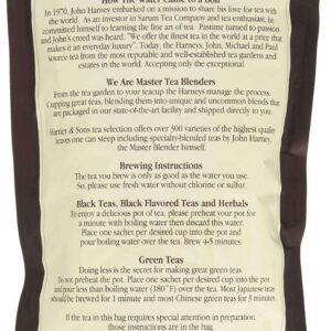 Harney and Sons Herbal Hot Cinnamon | 50 Sachets of Black Tea with Orange Peel, Clove, and Cinnamon - Image 2