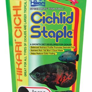 Hikari Cichlid Staple Floating Pellets Fish Food, Large Pellets, 8.8 oz. (250g) - Image 1