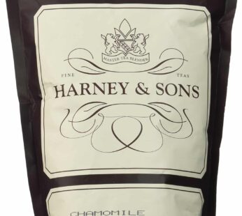 Harney & Sons Chamomile Caffeine-Free Premium Herbal Tea – Bag of 50 Sachets