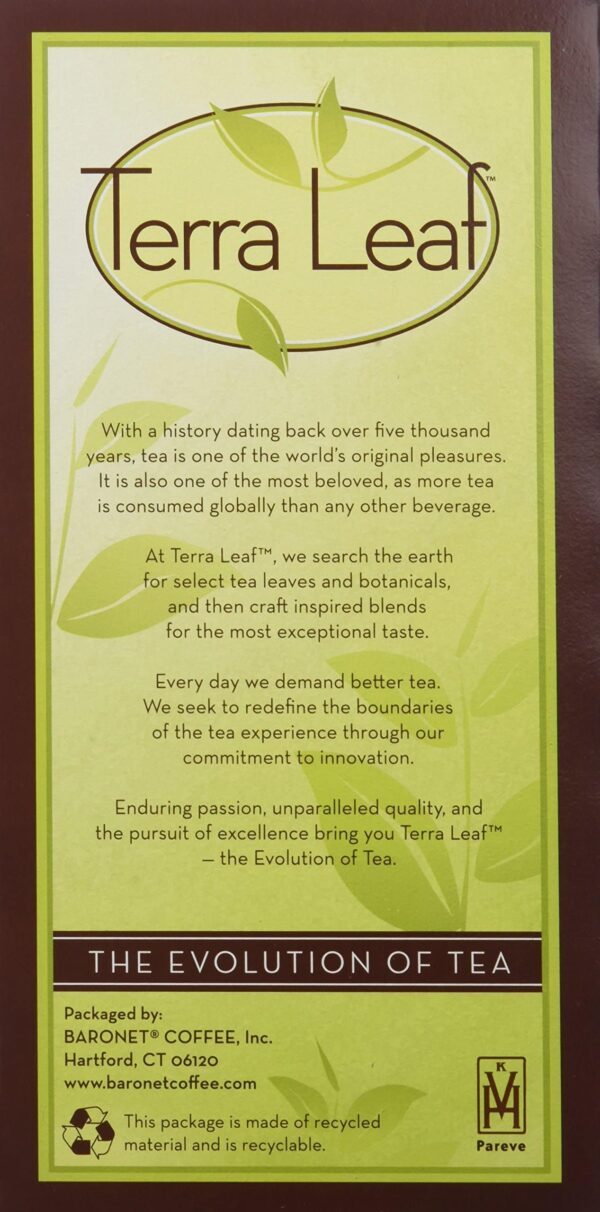 Baronet Coffee Terra Leaf Black Chai Tea Pods - 3 Boxes of 18 Single Serve Coffee Pods - 54 Count, 4 Grams - Individually Wrapped for Freshness - Fits - Image 2
