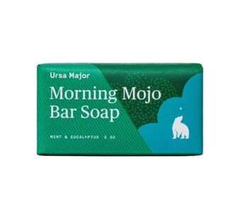 Ursa Major Natural Bar Soap | Morning Mojo Bar Soap | Exfoliating Soap with Peppermint, Eucalyptus and Rosemary | Formulated for Men and Women | 5 oun