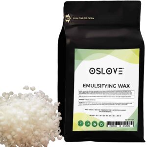 Oslove Organics Emulsifying Wax NF- Pure Vegetable Base For Lotions, Leave in conditioners, soap making and cremes | 1LB - Image 1