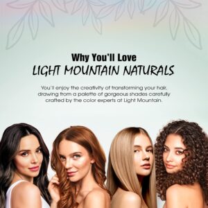 Light Mountain Henna Hair Color & Conditioner - Auburn Hair Dye for Men/Women, Organic Henna Leaf Powder and Botanicals, Chemical-Free, Semi-Permanent - Image 4