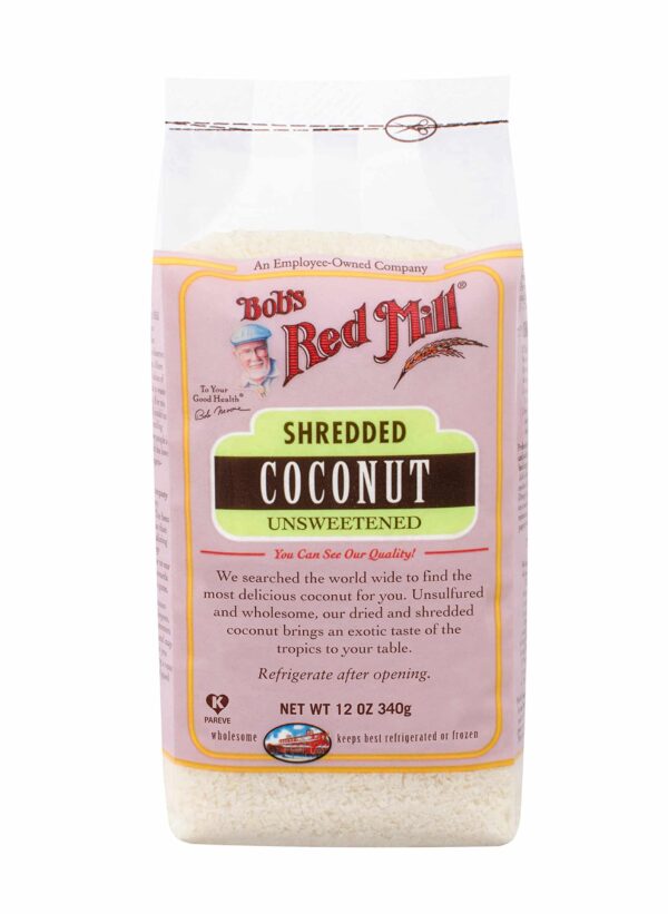 Bob's Red Mill Shredded Coconut (Unsweetened), 12 Ounce (Pack of 4) - Image 2