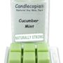 Candlecopia Cucumber Mint Strongly Scented Hand Poured Vegan Wax Melts, 12 Scented Wax Cubes, 6.4 Ounces in 2 x 6-Packs