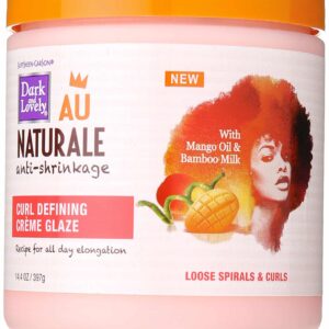 SoftSheen-Carson Dark and Lovely Au Naturale Anti-Shrinkage Curly Hair Products, Curl Defining Creme Glaze, Mango Oil and Bamboo Milk, Defines Loose S - Image 1