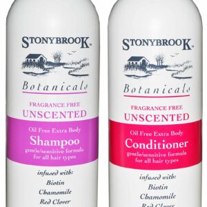 Stonybrook Botanicals Fragrance Free Unscented Shampoo and Conditioner Set - Image 1