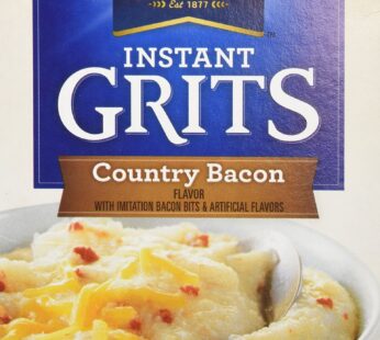 Quaker Country Bacon Flavor Instant Grits, 12 Count (Pack of 1)