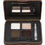 L.A. Girl Inspiring Brow Kit, Dark and Defined (Dark), Brow Wax 0.035 oz., Brow Powder 0.15 oz., Includes Tweezers and Dual Ended Brush with Spoolie