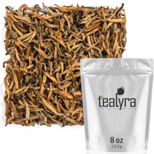 Tealyra - Imperial Golden Monkey - Yunnan Black Loose Leaf Tea - Best Chinese Black Tea - Bold Caffeine - 220g (8-ounce) - Image 1