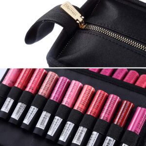 ROWNYEON Lipstick Organizer Case Lipstick Holder 67 Slots Portable Lipstick Bag Travel Makeup Bag Cosmetic Case Large Capacity Lipstick Carrying Case - Image 5