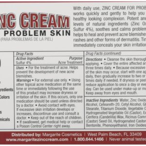 Zinc Cream Margarite 1 oz Cream - Image 2