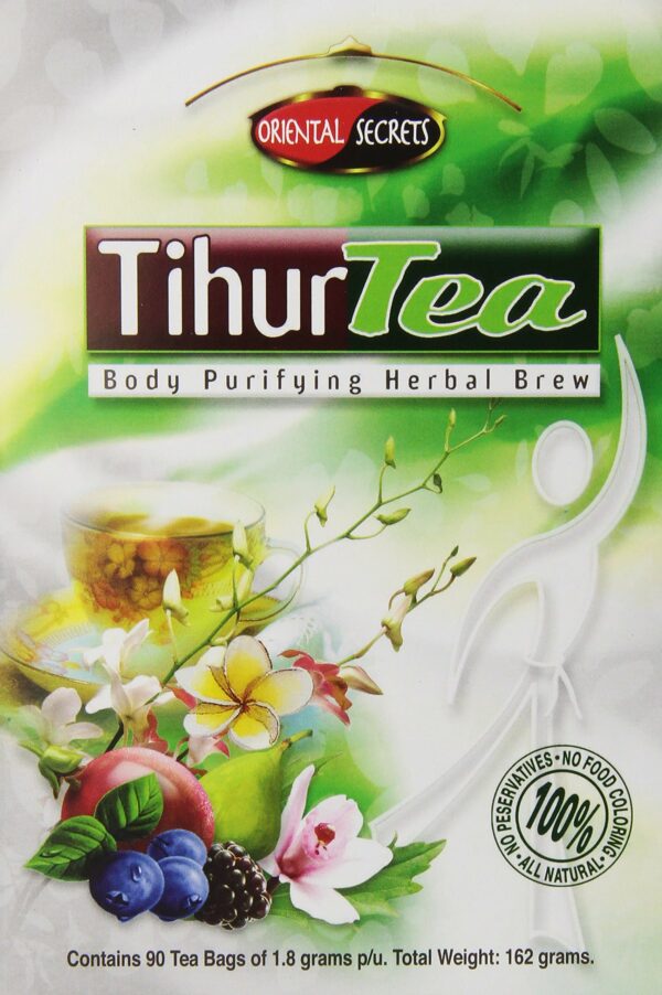 Tihur Tea - Body Purifying Herbal Brew 90 Tea Bagsof 1.8 Grams p/u. Total Weight: 162 grams