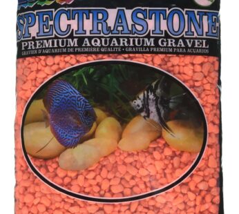 Spectrastone Permaglo Orange Aquarium Gravel for Freshwater Aquariums, 5-Pound Bag