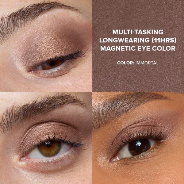 Nudestix Magnetic Luminous Eye Color Pencil, Eyeshadow + Eyeliner + Eyelid Primer + Highlighter Stick, Satin Finish Cream Makeup, Long Lasting, Waterp - Image 2