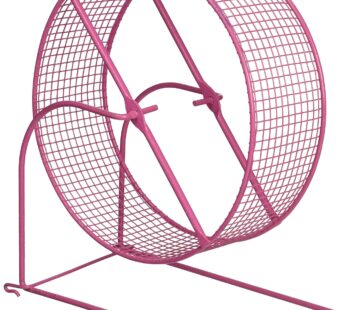 Prevue Pet Products 90013 Wire Mesh Hamster/Gerbil Wheel Toy for Small Animals, 8-Inch, Colors Vary