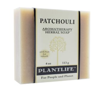 Plantlife Patchouli Bar Soap – Moisturizing and Soothing Soap for Your Skin – Hand Crafted Using Plant-Based Ingredients – Made in California 4oz Bar