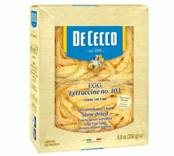 De Cecco Egg Pasta, Egg Fettuccine No.103, 8.8 Ounce (Pack of 4)