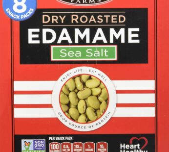 Sea Point Farms Edamame Dry Rstd Sea Salt 100 Cal 8-0.79 OZ Snack Packs.Net Wt.6.35 OZ. (180g)