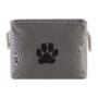Bone Dry Pet Storage Collection Collapsible Bin, Medium Rectangle, Gray