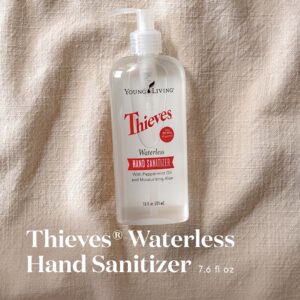 Thieves Waterless Hand Purifier 7.6 Oz - Hand Sanitizer Spray Pump , Travel-Friendly , Young Living Essential Oils , Spicy-Sweet Aroma Everyone Will L - Image 2