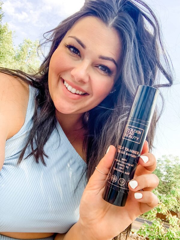 Face Tanner ? Self Tan Serum w/Hyaluronic Acid and Organic Oils, Self Tanners Best Sellers, Facial Sunless Tanner for Natural Sunkissed Glow, Fake Tan - Image 8