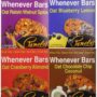 Pamela's Products Gluten Free Whenever Bars, Variety Pack of 4 Flavors, 20 Bars Total