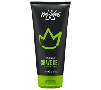 King of Shaves Cooling Aloe Vera Low Foam Shaving Gel for Men 175ml