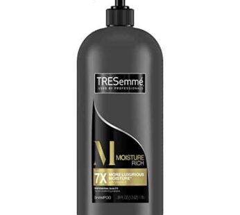 TRESemm? Shampoo with Pump, Moisture Rich, 39 oz
