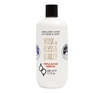 Alyssa Ashley Musk By Alyssa Ashley Hand and Body Lotion, 17-Ounce