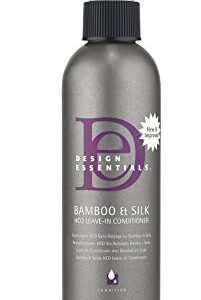 Design Essentials Natural Bamboo & Silk HCO Strengthening Leave-In Conditioner For All Hair Types - 8 Oz - Image 1