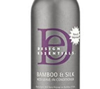Design Essentials Natural Bamboo & Silk HCO Strengthening Leave-In Conditioner For All Hair Types – 8 Oz