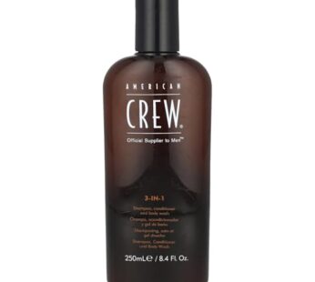 American Crew 3-in-1 Shampoo, Conditioner, Body Wash, 8.45 Ounce