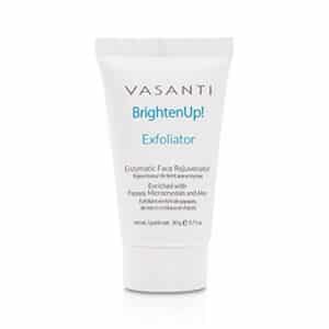 VASANTI Brighten Up! Enzymatic Face Rejuvenator (20g) - Gentle Scrub Brightens Exfoliates Cleanses Skin Paraben-Free Vegan Friendly Skincare - Image 1