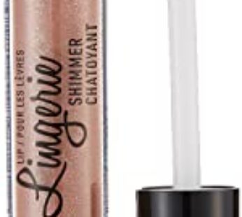 NYX PROFESSIONAL MAKEUP Lip Lingerie Shimmer, Lip Gloss – Butter, Toffee Nude
