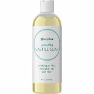 Castile Soap Liquid Unscented Cleanser - Liquid Castile Soap for Dry Sensitive Skin Care Routine and All Purpose Cleaner with Hydrating Glycerin for Hair and Skin - Hair Face and Body Soap Liquid - Image 7