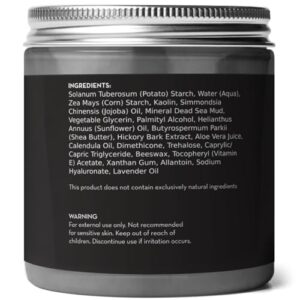 Pure Body Naturals Dead Sea Mud Mask - Face Mask and Body Mud for Acne, Blackheads, and Oily Skin - Facial Self Care for Men and Women - Minimize Pores with Deadsea Mud, Clay, Charcoal - 8.8 Ounce - Image 7