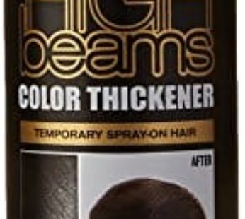 Salon Grafix High Beams Color Thickener Temporary Spray – Black for Unisex – 2.7 oz Hair Color