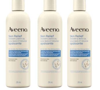 Aveeno Skin Relief Shower & Bath Oil – 10 oz – 3 pk