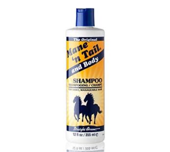 Mane ‘n Tail & Body Shampoo for Shiny & MANAGEABLE Hair 12 oz For Horses and Humans