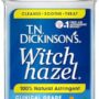 Dickinson's Witch Hazel All Natural Astringent 8 oz (Pack of 4)