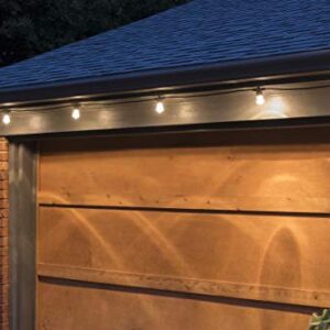 Enbrighten LED Bistro Outdoor String Lights, 24ft, 12 Shatter Resistant Lifetime Bulbs, 2200K Warm White, Weather Resistant, Indoor/Outdoor, Commercial Grade, Perfect for Backyard, Porch, Patio, 38356 - Image 5