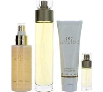 Perry Ellis Fragrances 360 for Women, 4-piece Gift Set