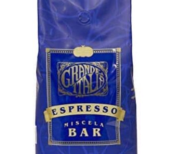 Grande Italia Whole Bean Espresso, Crema e Gusto, Miscela Bar, Small Batch Artisan Roasted 2lbs