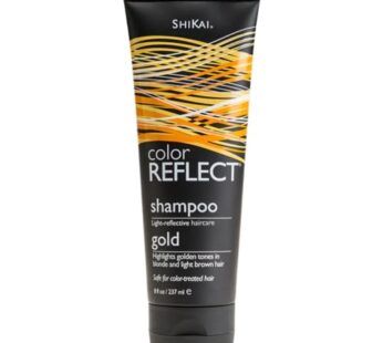 ShiKai Color Reflect Gold Hair Shampoo (8 oz) | Hydrating Hair Brightener with Chamomile |Enhance Gold Color in Blonde, Lt Brown & Red Hair