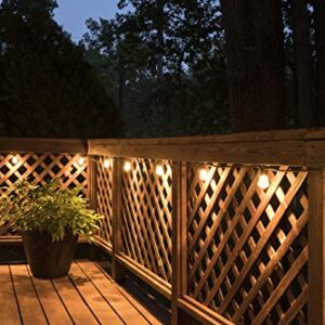 Enbrighten LED Bistro Outdoor String Lights, 24ft, 12 Shatter Resistant Lifetime Bulbs, 2200K Warm White, Weather Resistant, Indoor/Outdoor, Commercial Grade, Perfect for Backyard, Porch, Patio, 38356 - Image 6